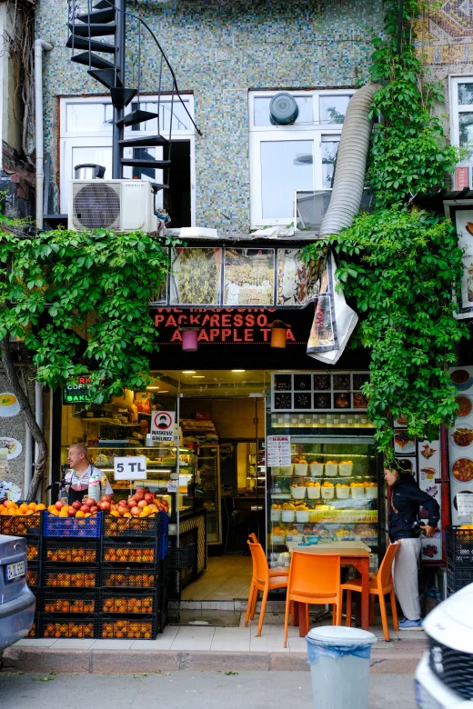 Turkish coffee and baklava